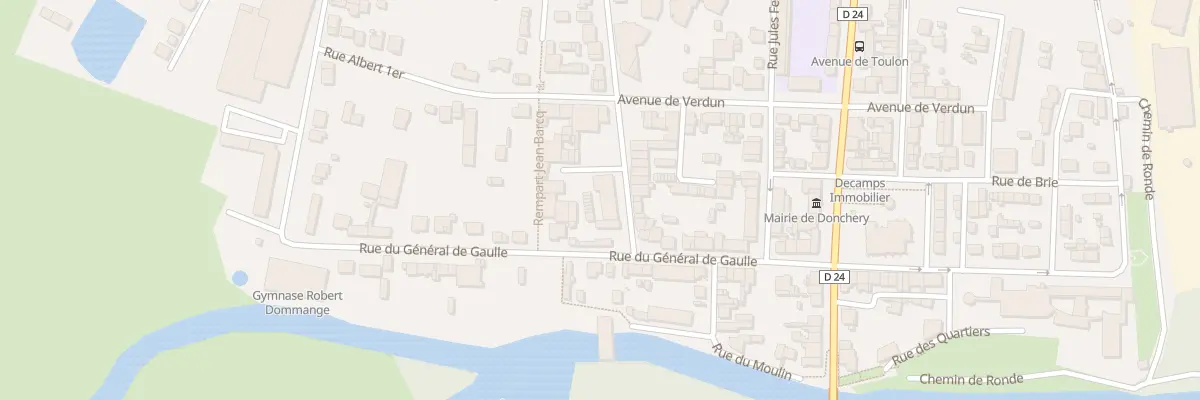 Plan du 5 Rue Jean Jaures à Donchery