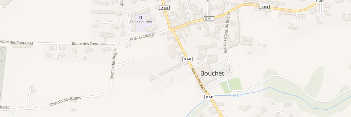 Plan du 5 Rue de Provence à Bouchet