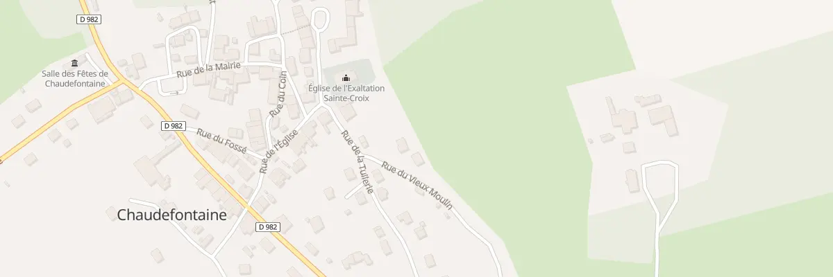 Plan du 2 Rue du Vieux Moulin à Chaudefontaine