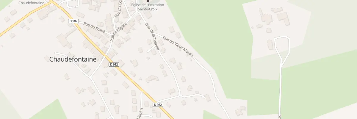 Plan du 11 Rue de la Tuilerie à Chaudefontaine