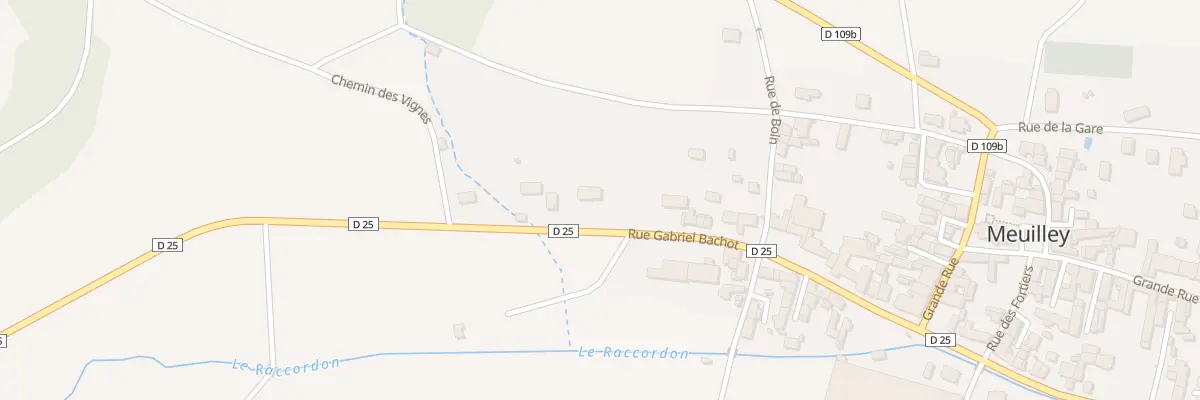 Plan du 34 Rue Gabriel Bachot à Meuilley