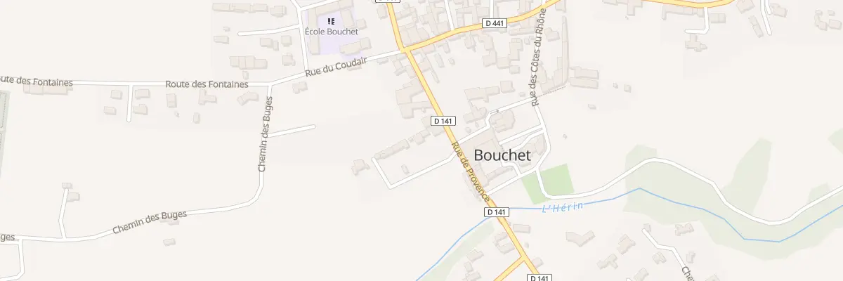 Plan du 5123 Rue de Provence à Bouchet
