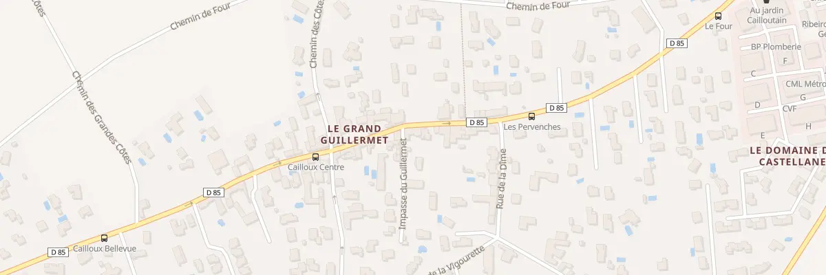 Plan du 344 Rte du Grand Guillermet à Cailloux-sur-Fontaines