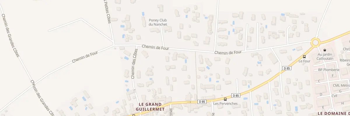 Plan du 826 Che de Four à Cailloux-sur-Fontaines