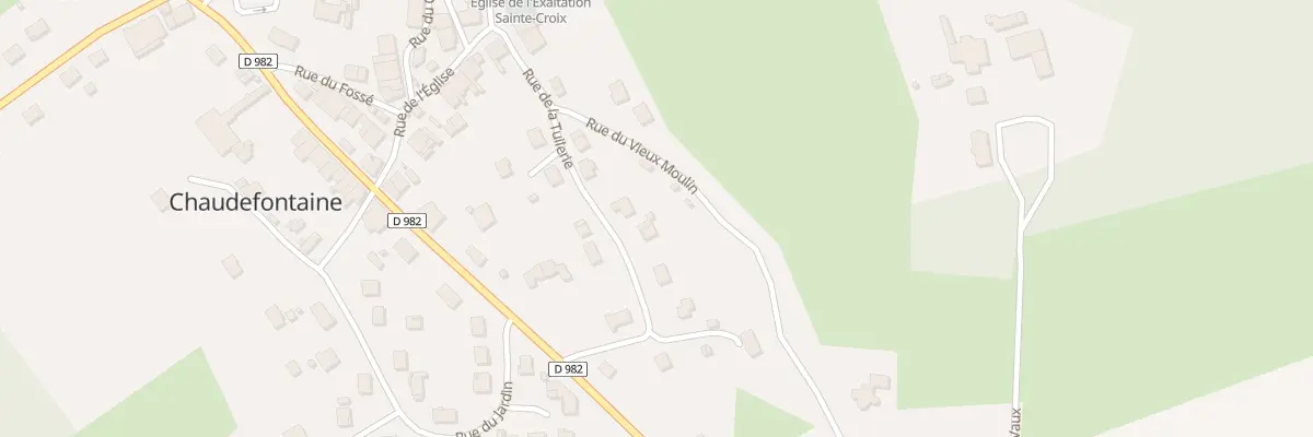 Plan du 9 Rue de la Tuilerie à Chaudefontaine