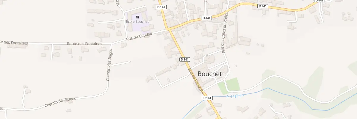 Plan du 5298 Rue de Provence à Bouchet
