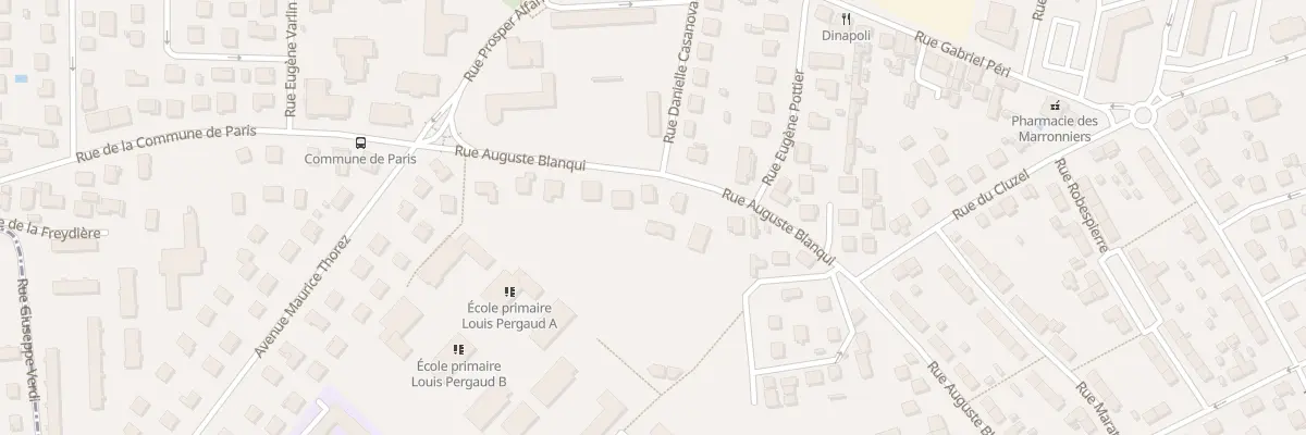 Plan du 18 Rue Auguste Blanqui à Vénissieux
