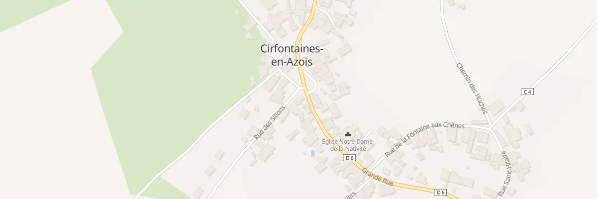 Plan du 18 Gr Grande Rue à Cirfontaines-en-Azois