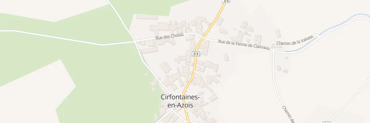 Plan du 1 Imp de la Sence à Cirfontaines-en-Azois
