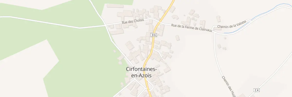 Plan du 14 Gr Grande Rue à Cirfontaines-en-Azois