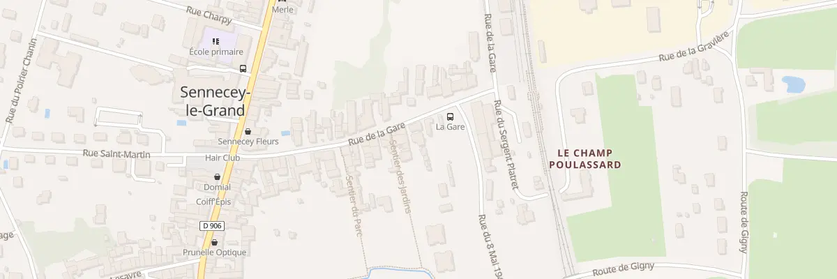 Plan du 32C Rue de la Gare à Sennecey-le-Grand