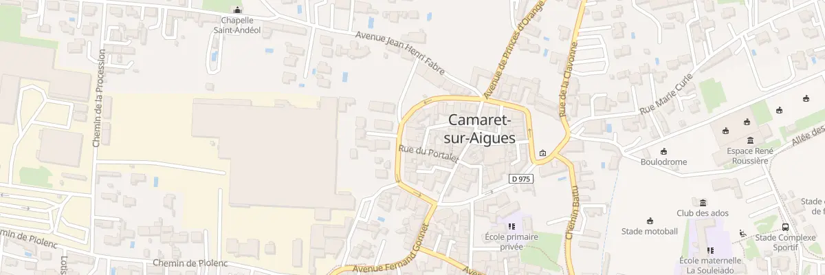 Plan du 7 Crs du Couchant à Camaret-sur-Aigues