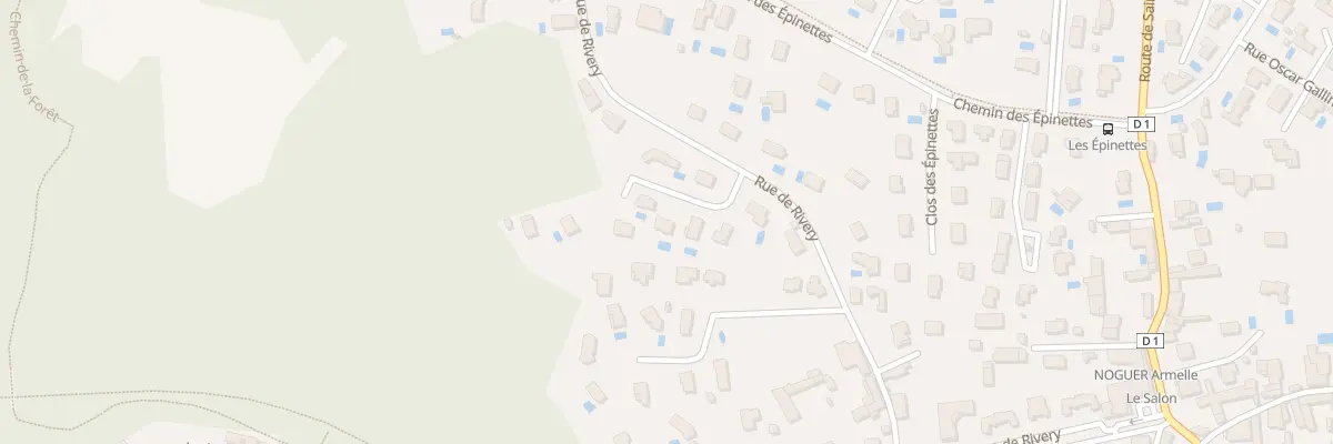 Plan du 5 Imp des Acacias à Sathonay-Village