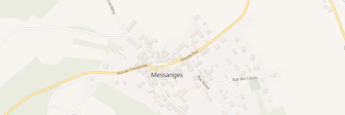 Plan du 9 Gr Grande Rue à Messanges