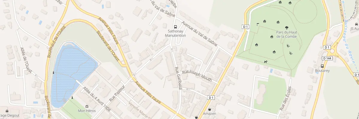 Plan du 22 Rue Garibaldi à Sathonay-Camp
