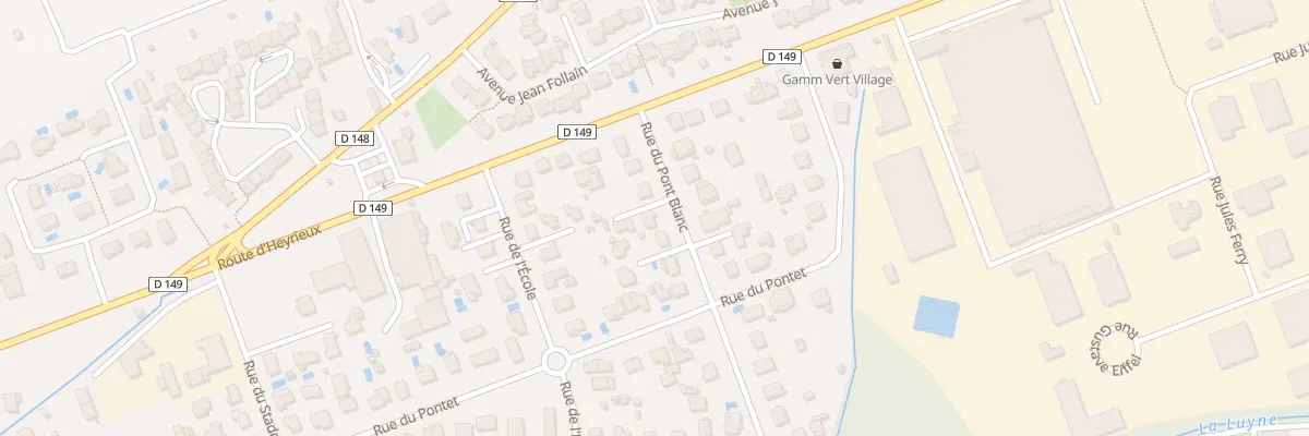 Plan du 7 Rue du Pont Blanc à Saint-Symphorien-d’Ozon