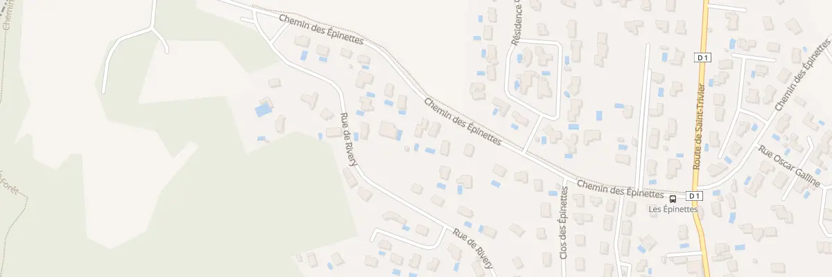 Plan du 43B Che des Epinettes à Sathonay-Village