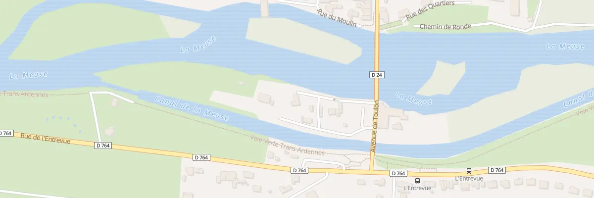Plan du 5 Quai de la Meuse à Donchery
