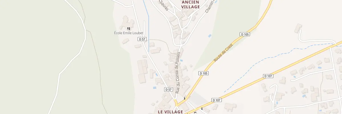 Plan du 5040 Le Village à Marsanne