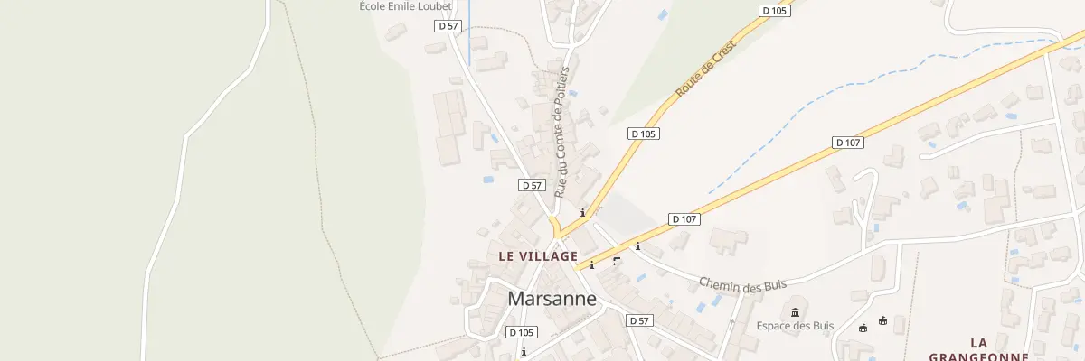 Plan du 5032 Le Village à Marsanne