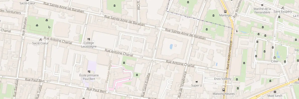 Plan du 15 Rue Saint Eusèbe à Lyon 3e Arrondissement
