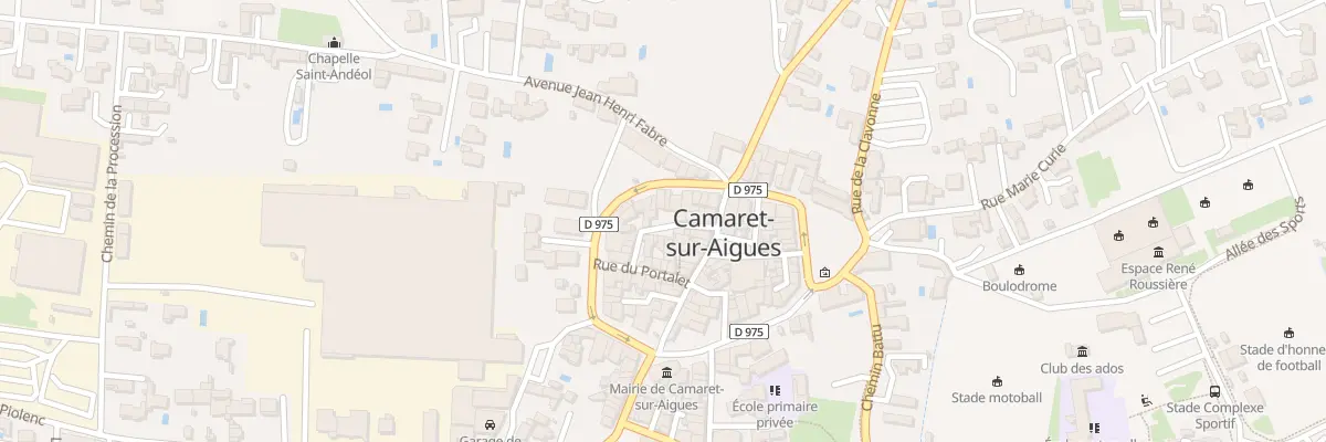 Plan du 10 Rue du Planet à Camaret-sur-Aigues