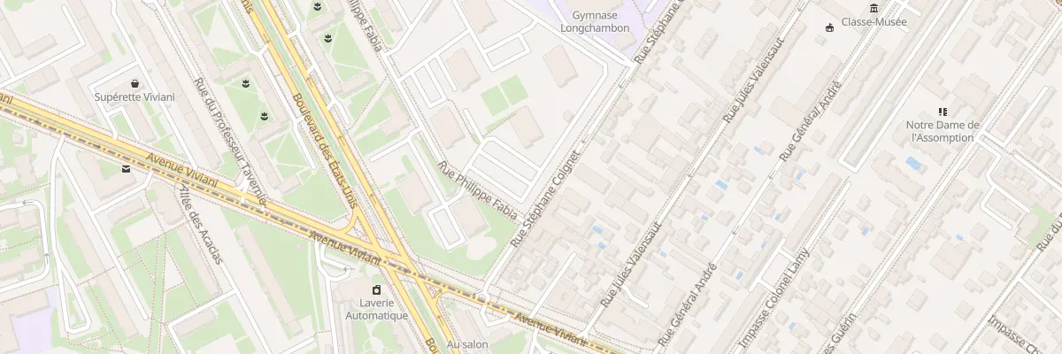 Plan du 83 Rue Philippe Fabia à Lyon 8e Arrondissement