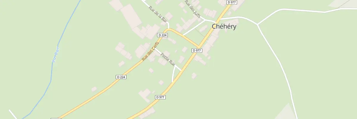 Plan du 5010 Le Village de Chehery à Chémery-Chéhéry