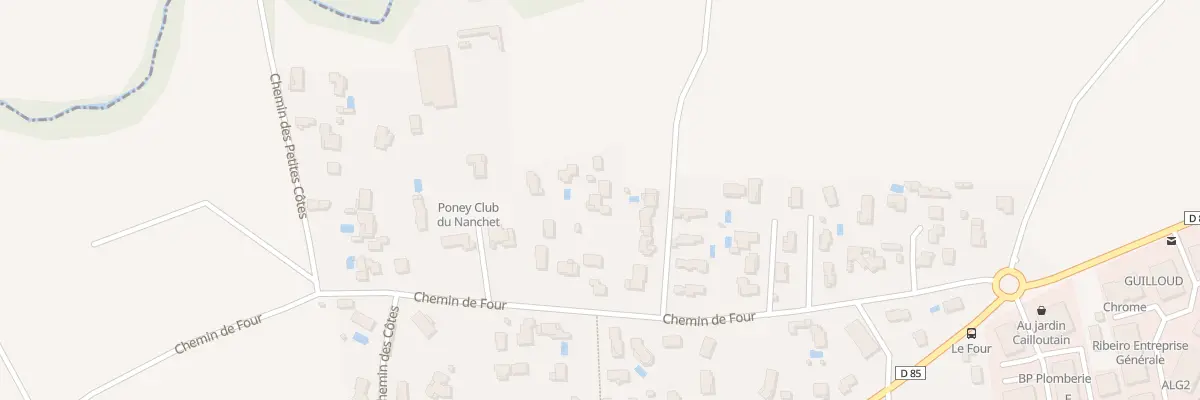 Plan du 889 Che de Four à Cailloux-sur-Fontaines