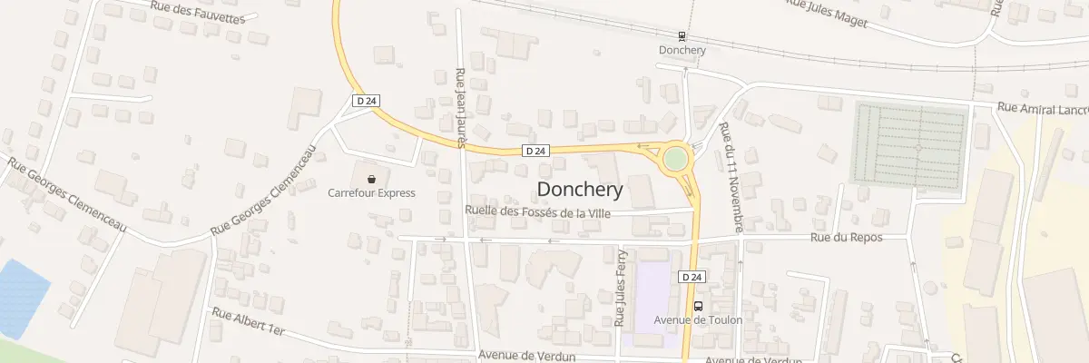 Plan du 3 Rue Aristide Briand à Donchery