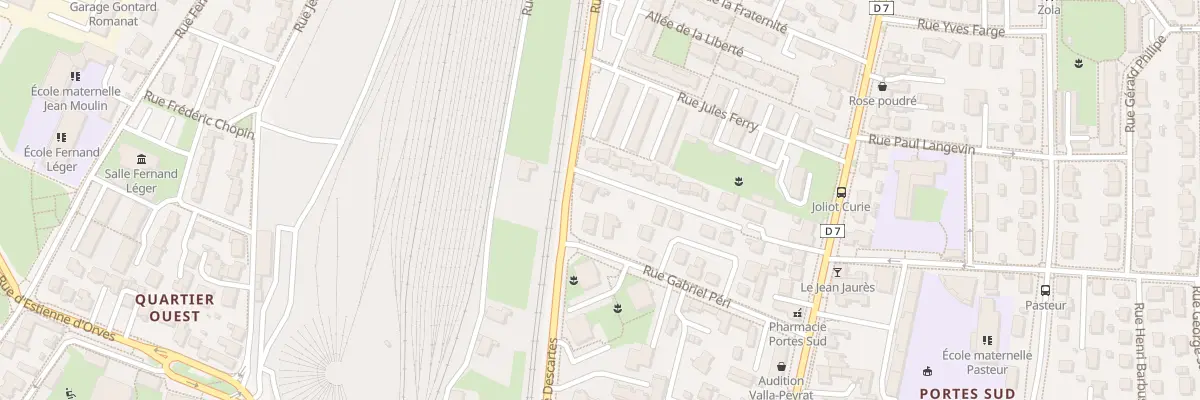 Plan du 31 Rue Descartes à Portes-lès-Valence