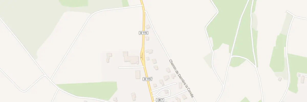 Plan du 36 Rte de Marey à Villers-la-Faye
