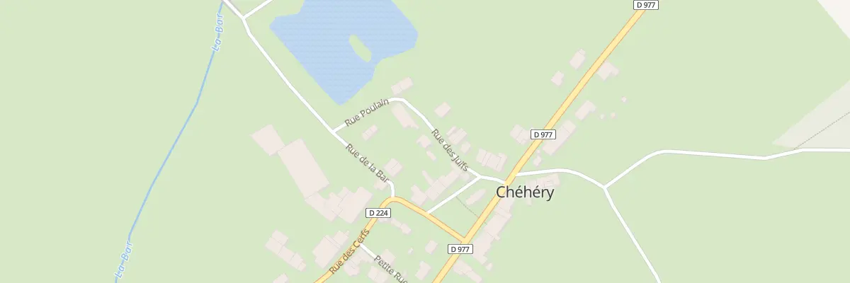 Plan du 1 Rue des Juifs à Chémery-Chéhéry
