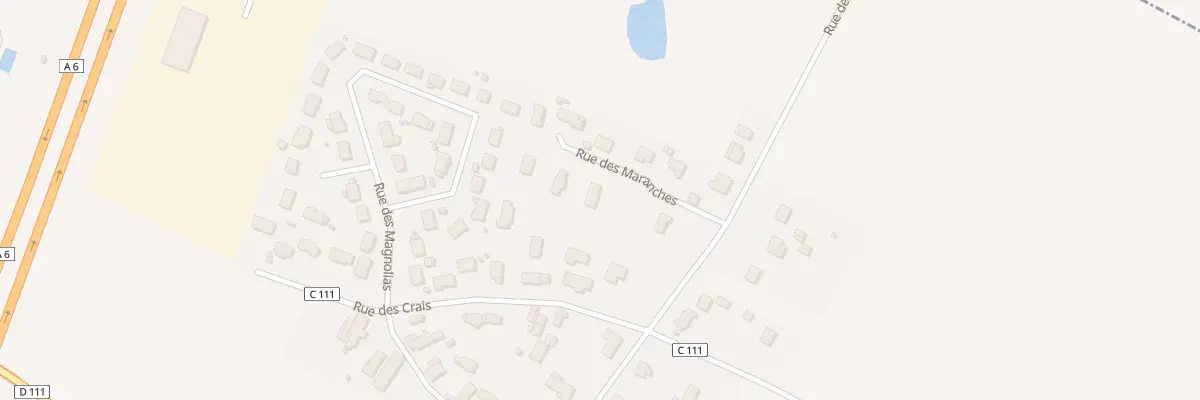 Plan du 399 Rue des Maranches à Beaune