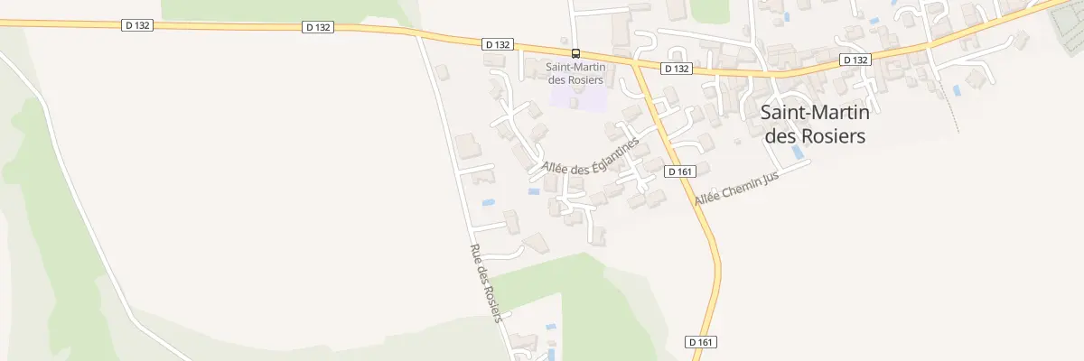 Plan du 115 All des Eglantines à Albon