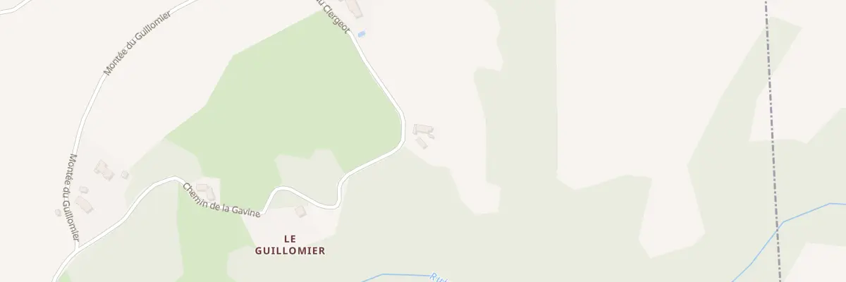 Plan du 15 Che du Clergeot à La Chapelle-de-Surieu