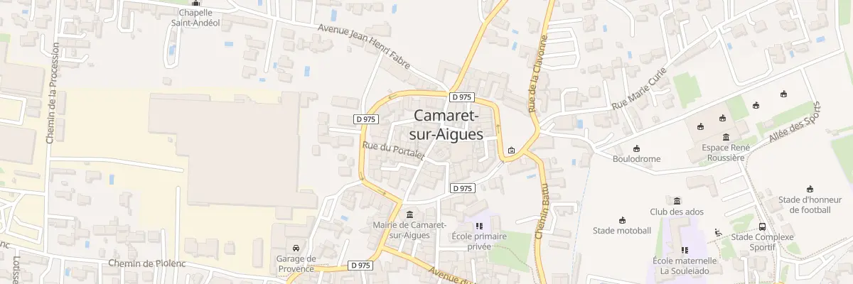 Plan du 6 Gr Grand Rue à Camaret-sur-Aigues