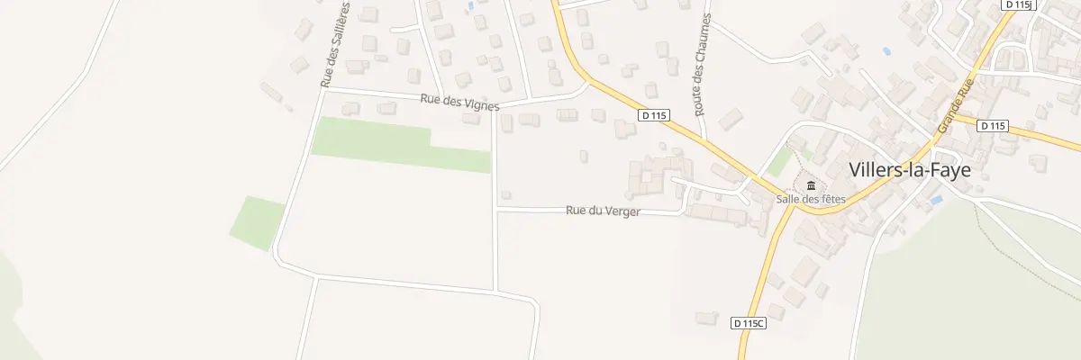 Plan du 5 Rue des Vignes à Villers-la-Faye