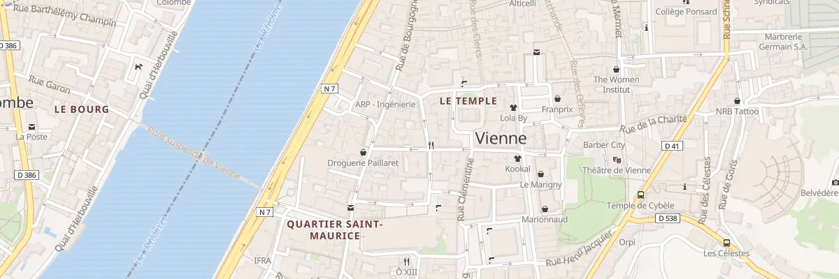 Plan du 15 Rue Joseph Brenier à Vienne