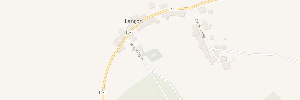 Plan du 7 Rue de l’Eglise à Lançon