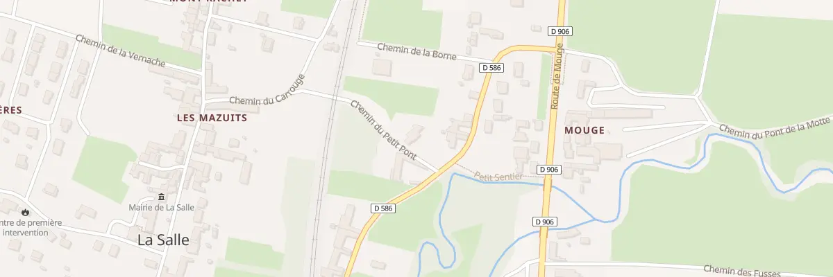 Plan du 226 Rte du Pont Biais à La Salle