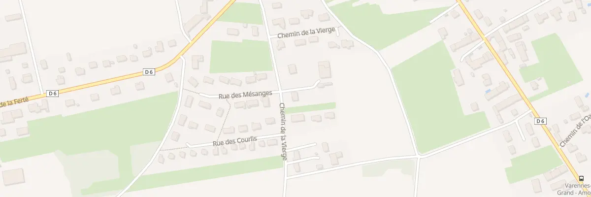Plan du 13 Che de la Vierge à Varennes-le-Grand