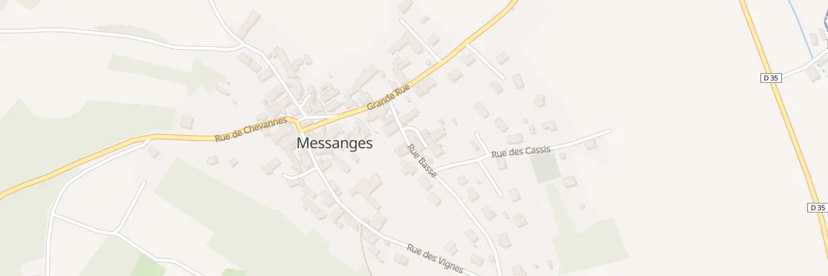 Plan du 2 Imp des Framboises à Messanges