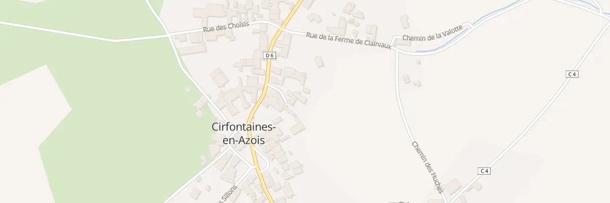 Plan du 6 Imp de la Sence à Cirfontaines-en-Azois