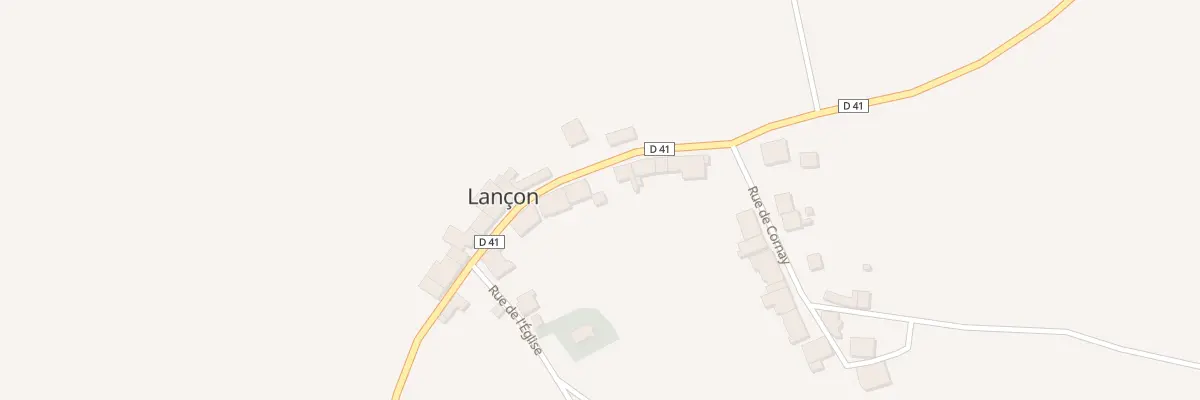 Plan du 9 Rue du Chateau à Lançon