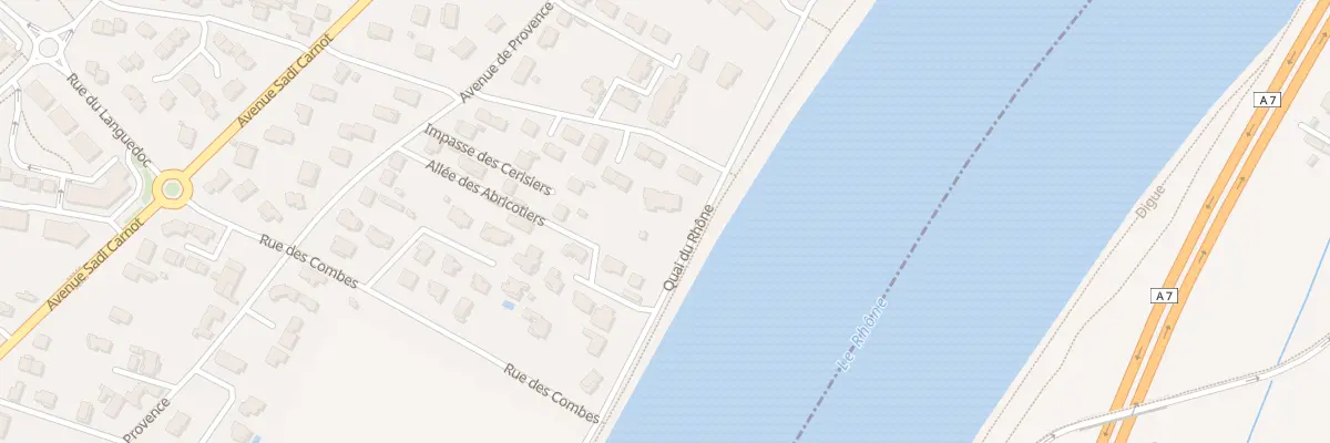 Plan du 194 Quai du Rhône à Guilherand-Granges