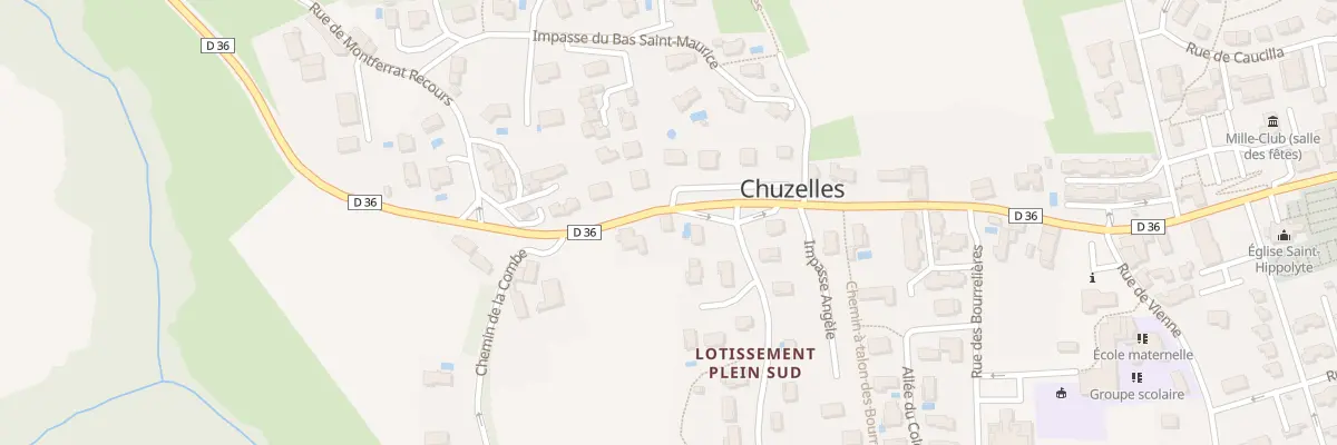 Plan du 573 Grande Rue à Chuzelles
