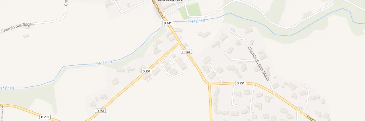 Plan du 3 Rte de Suze la Rousse à Bouchet