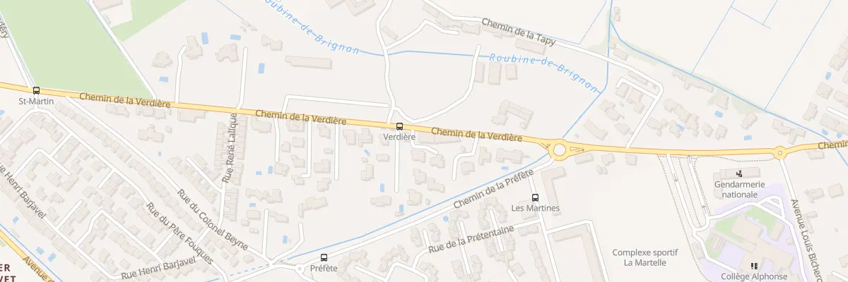 Plan du 654 Che de la Verdiere Mft à Avignon