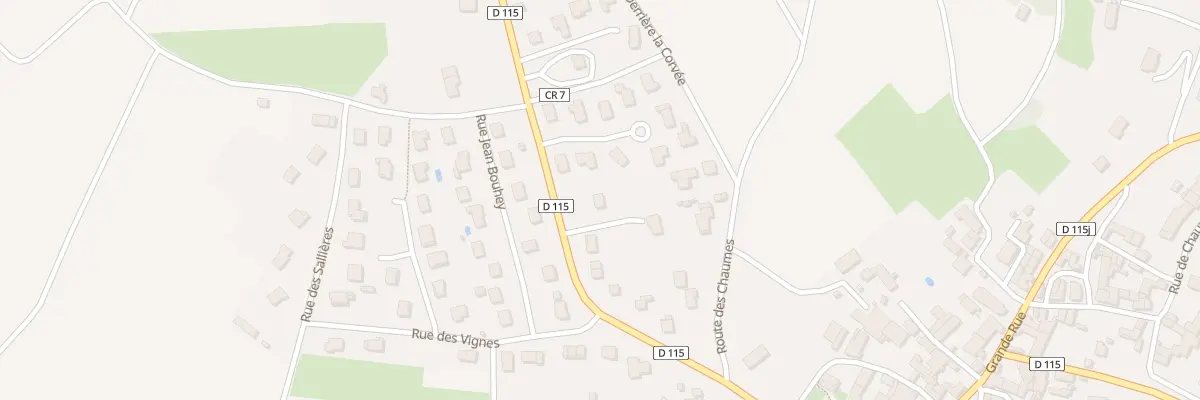 Plan du 16 Rte de Marey à Villers-la-Faye
